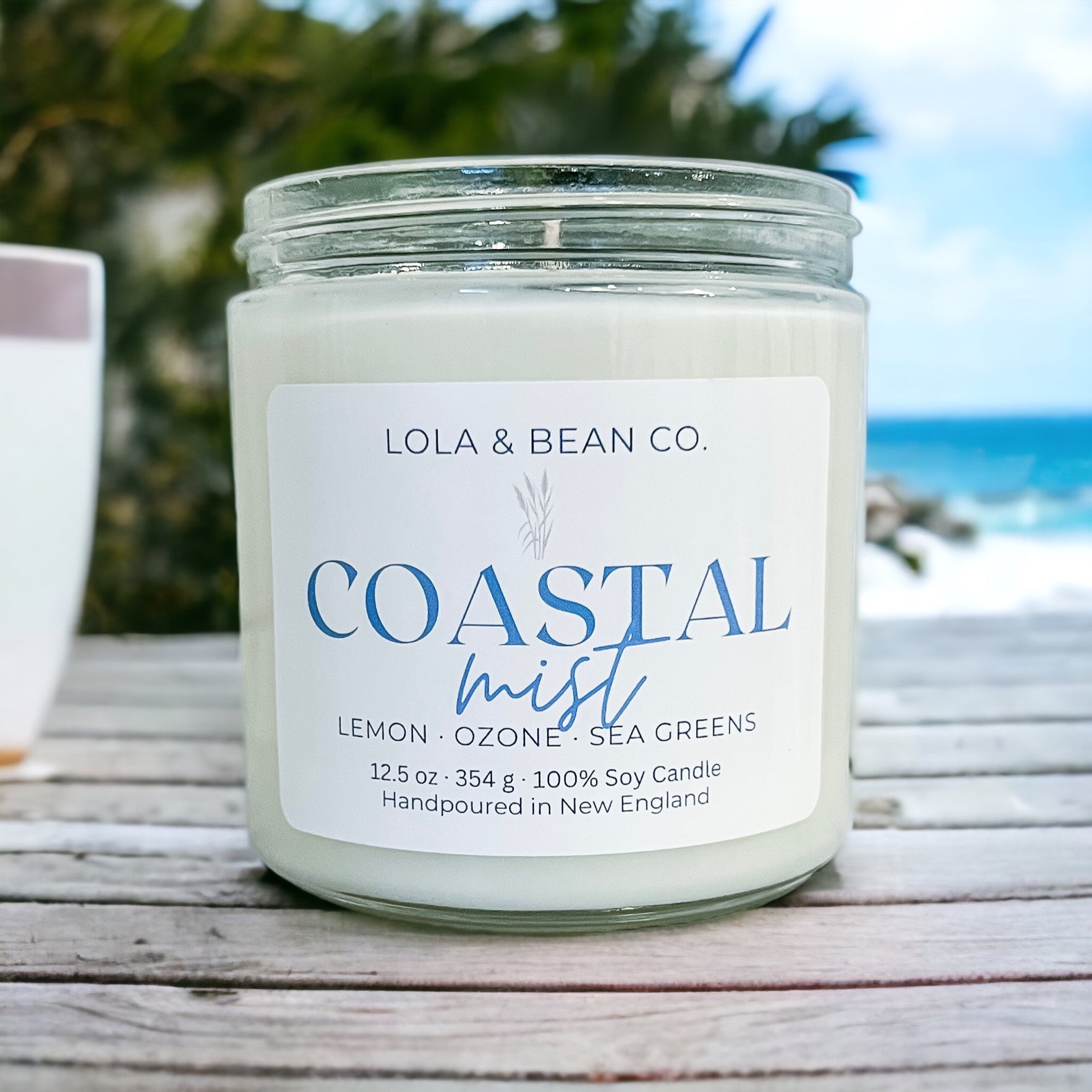 Beach Bungalow - Natural Soy Wax Candle 4oz