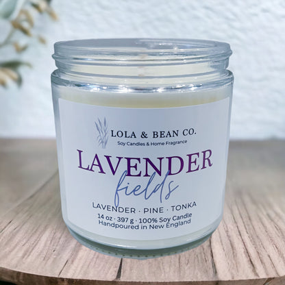 Lavender Fields Soy Candle