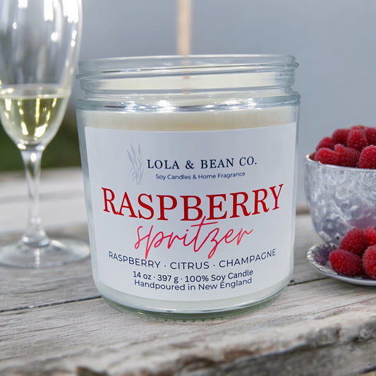 Raspberry Spritzer Soy Candle