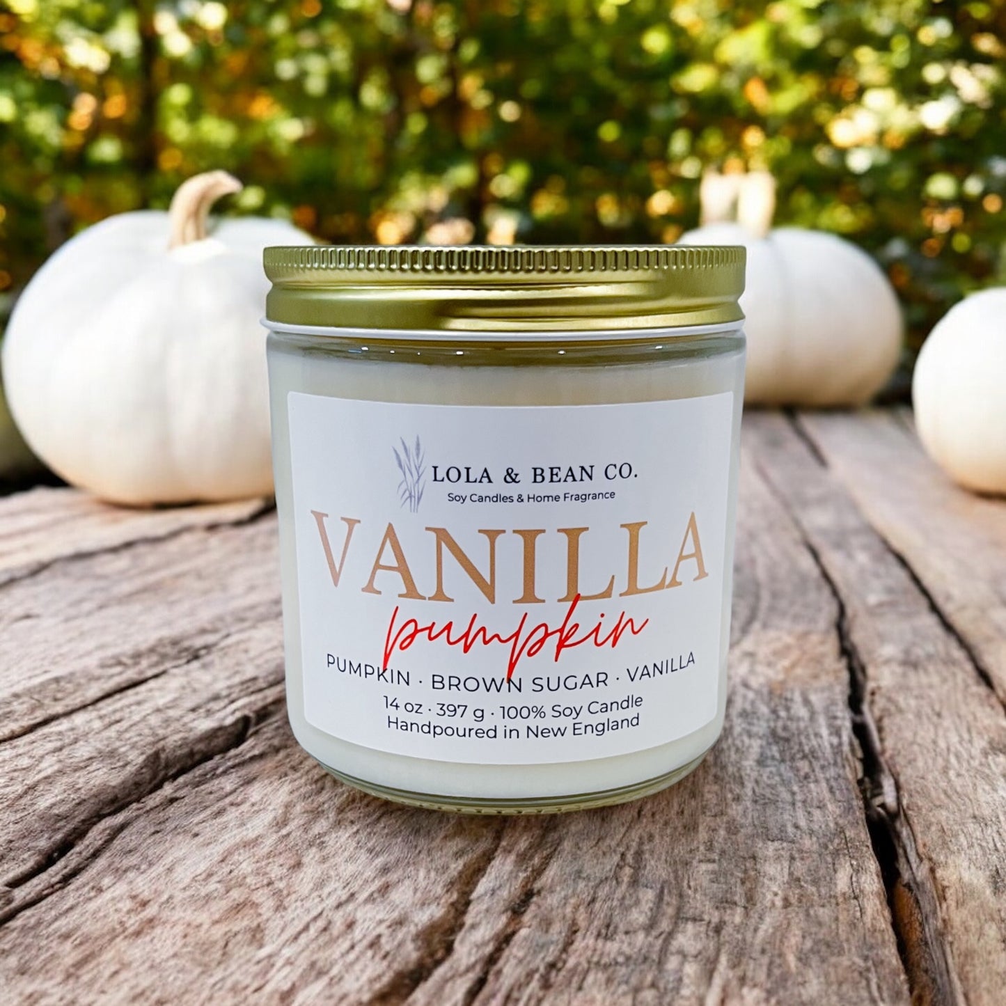 Vanilla Pumpkin Soy Candle