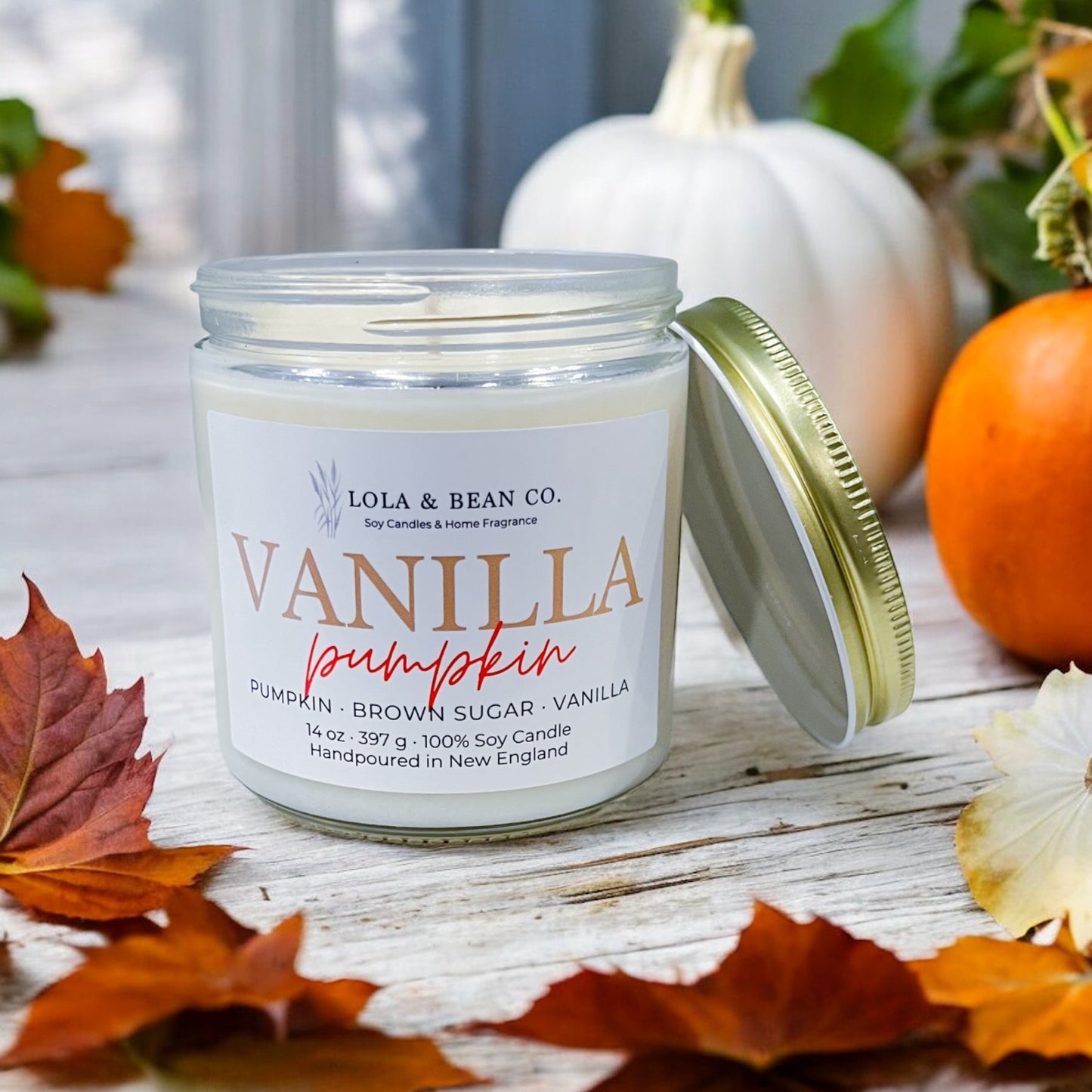 Vanilla Pumpkin Soy Candle