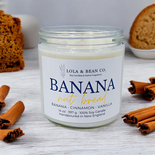 Banana Nut Bread Soy Candle