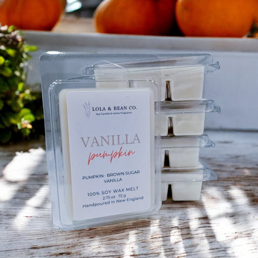 Vanilla Pumpkin Wax melt Bar