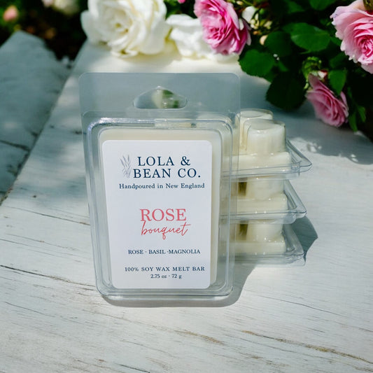 Rose Bouquet Soy Wax Melt Bar